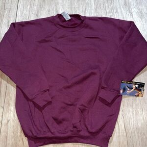 Vintage Franklin Sports Blank Heavyweight Athletic‎ Fleece Sweatshirt Sz Med NWT